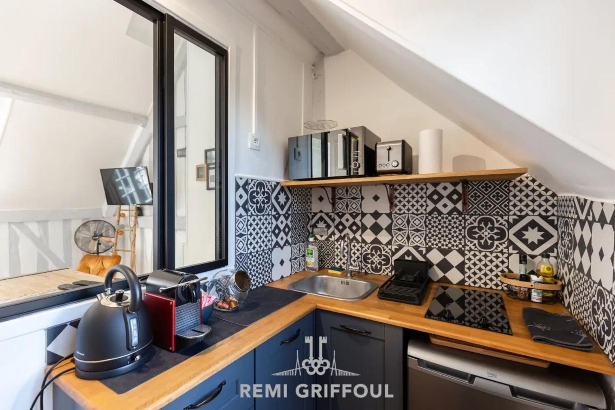 La Capucine Lovely Studio City Center Honfleur Extérieur photo